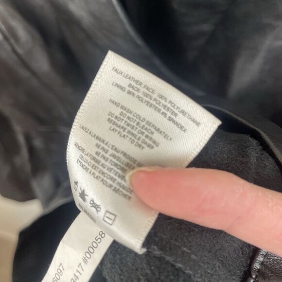 Express X Negin Mirsalehi Black Faux Leather Blazer Mini Dress NWT Size 0 $168 - Picture 6 of 9